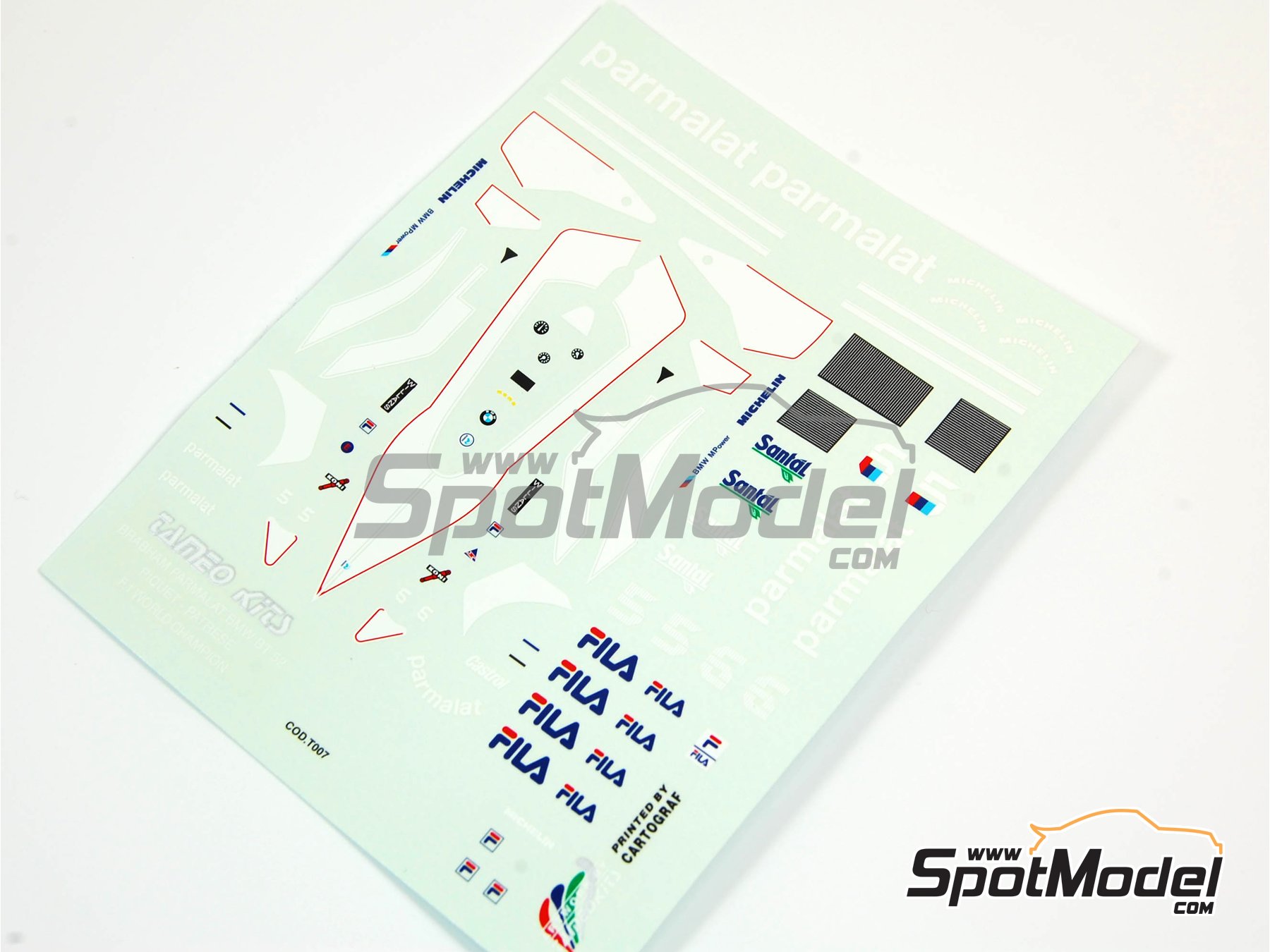 完成品 Brabham BT52B - 1/43 Tameo TMK10 取り寄せ] タメオ 1/43 メタルキット ブラバム BT52 BMW